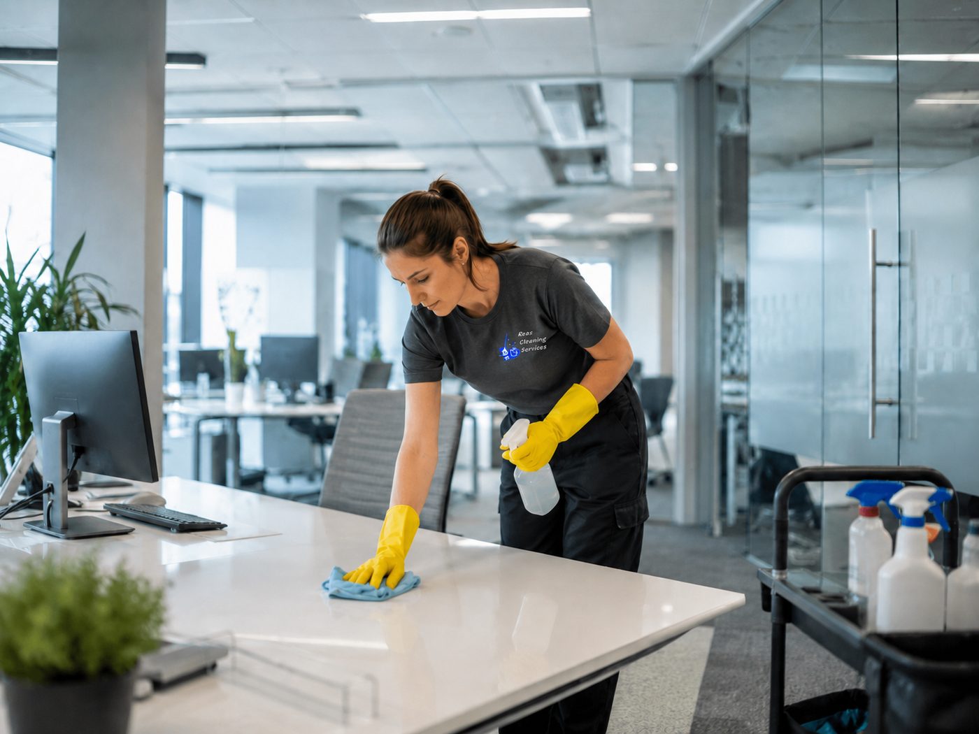 Office cleaning by Rea's Cleaning Services